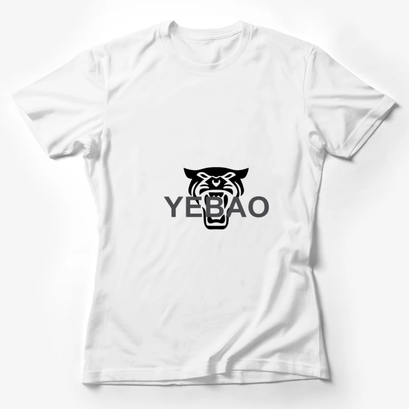 Logo Yebao avec Tigre Femme T-Shirt