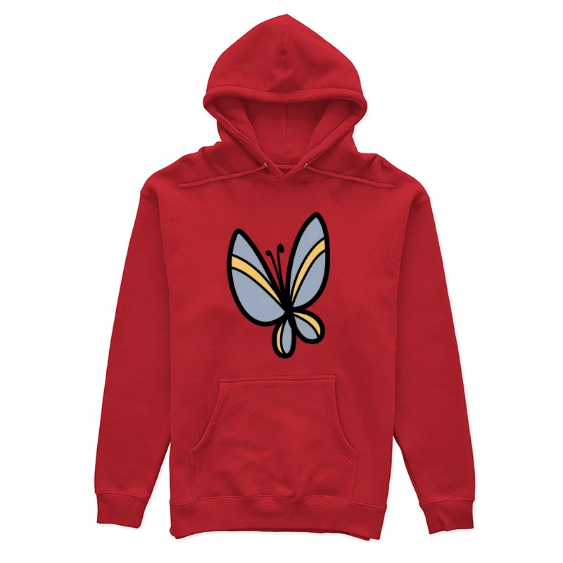 Papillon stylisé aux ailes colorées Femme Sweat à capuche