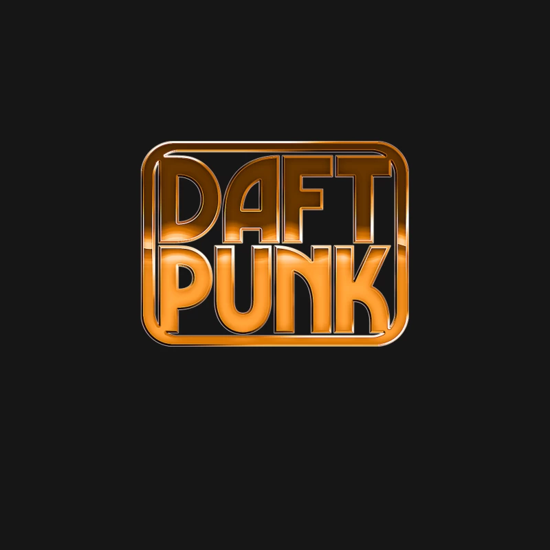 Daft Punk  70s Aesthetic Retro Fan Art Design Desk Mat