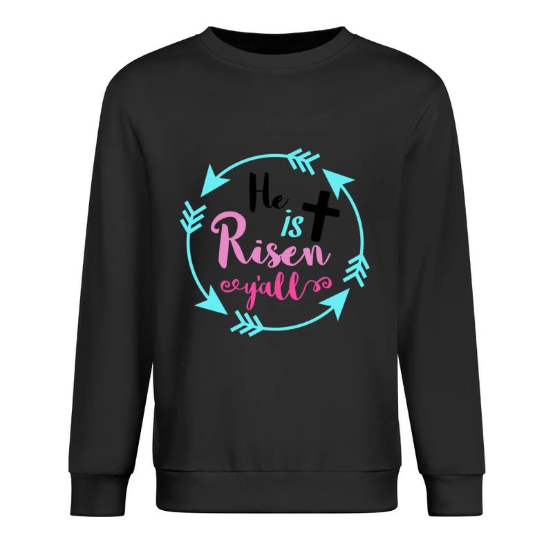 Pâques célébration, flèches bleues Homme Sweat-shirt à enfiler