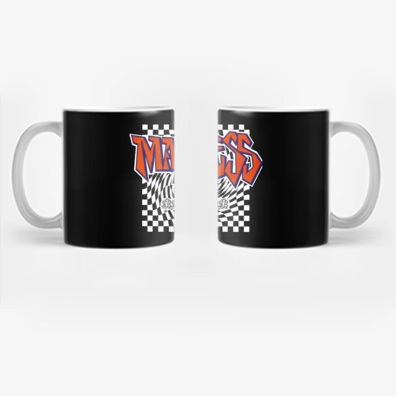 Madness - Night Boat to Cairo Album Cover with Checkerboard Design Coffee Mug