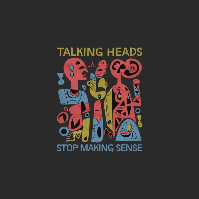 Talking Heads "Stop Making Sense" Abstract Album Art Baseball Cap