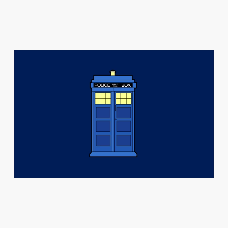 Doctor Who's Iconic TARDIS: The Blue Police Box Time Machine Travel Mug