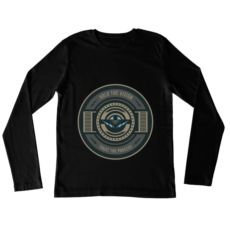 Œil Visionnaire et Éclair Femme Manches Longues T-Shirt