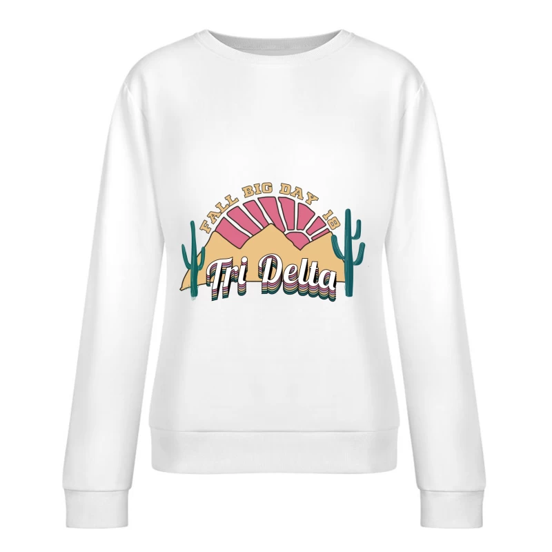 Tri Delta Herbst-Event 18 Damen Pullover Sweatshirt