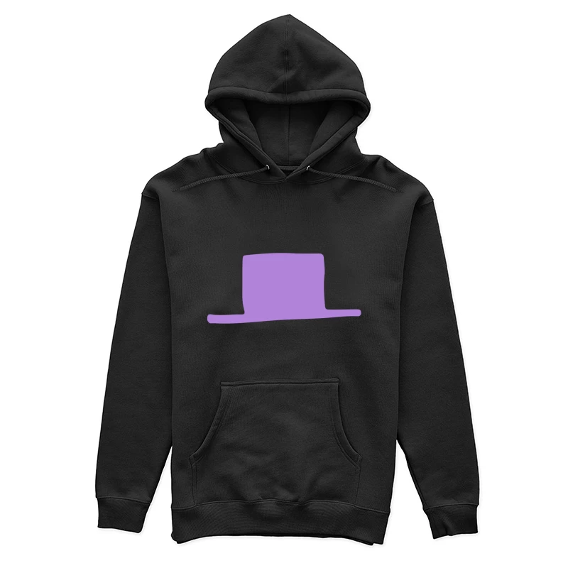 Chapeau haut de forme violet Femme Sweat à capuche