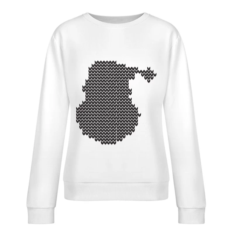 Illustration artistique géométrique Femme Sweat-shirt à enfiler