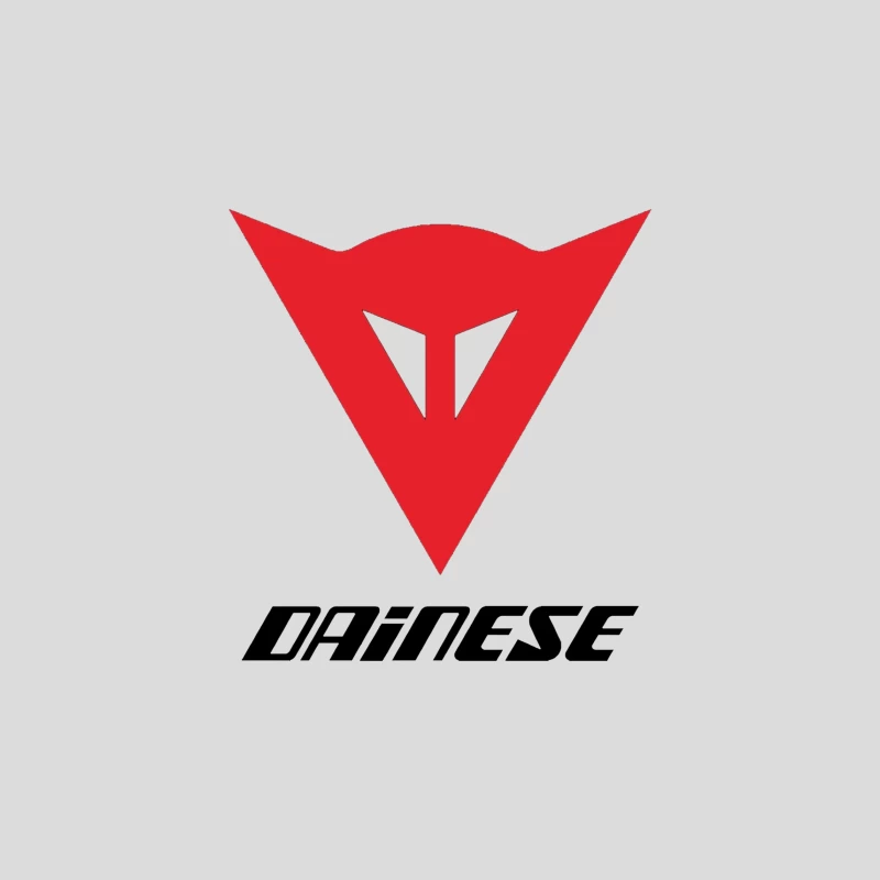 Dainese Motorcycle Gear Brand Logo in Red Baseball Cap