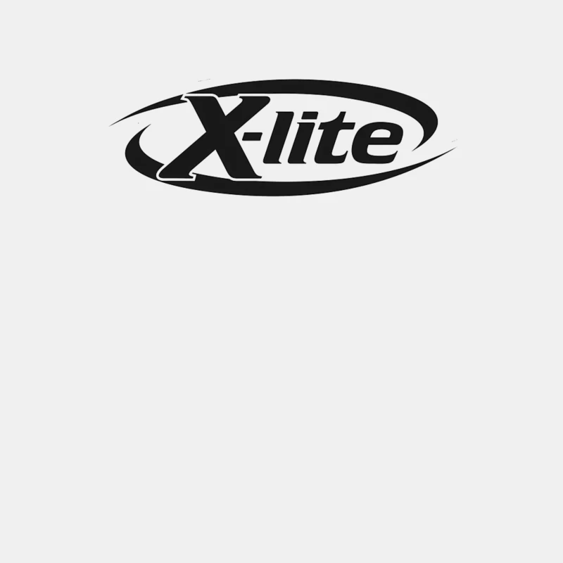 X-lite Black and White Brand Logo Design Male Tank Top