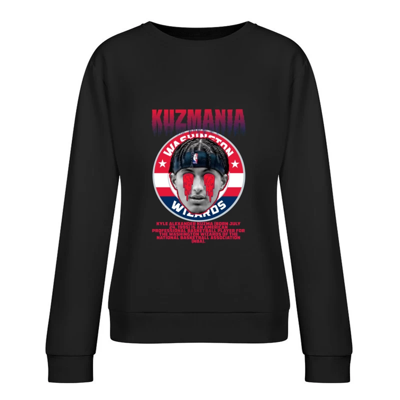 Kuzmania - Kyle Kuzma Artwork Female Pullover Sweatshirt