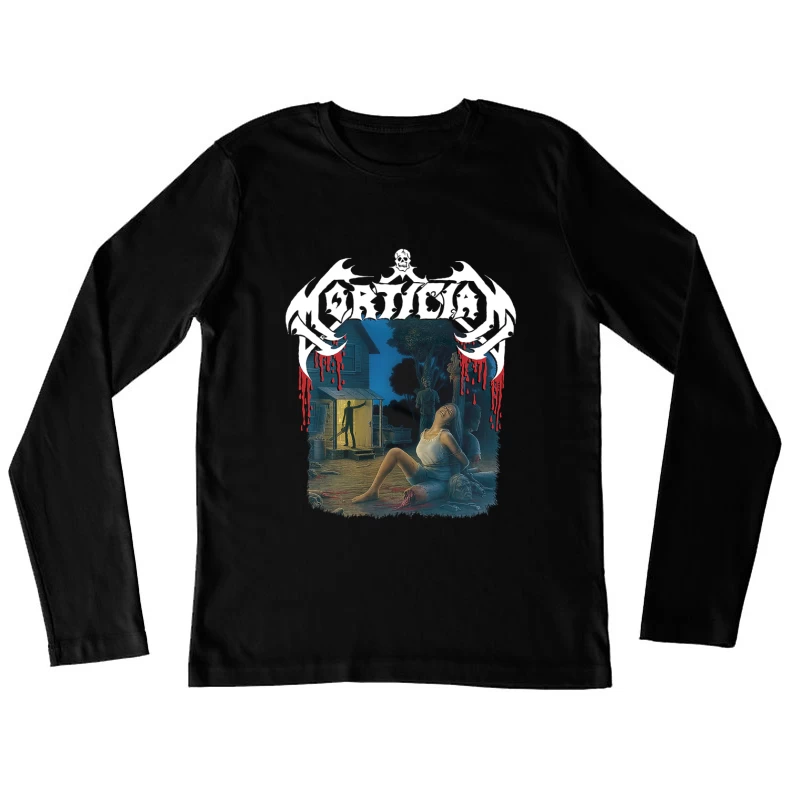 Mortician Chainsaw Dismemberment Female Long Sleeve T-Shirt