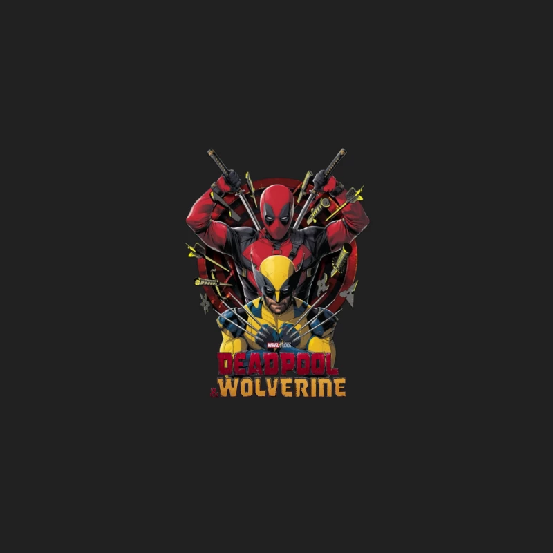 Deadpool and Wolverine Artwork Bucket Hat