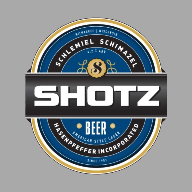 Shotz Beer Male Pullover Hoodie