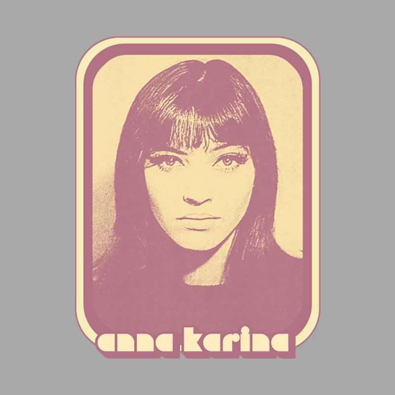 Anna Karina  60s Retro Nouvelle Vague Female Pullover Hoodie