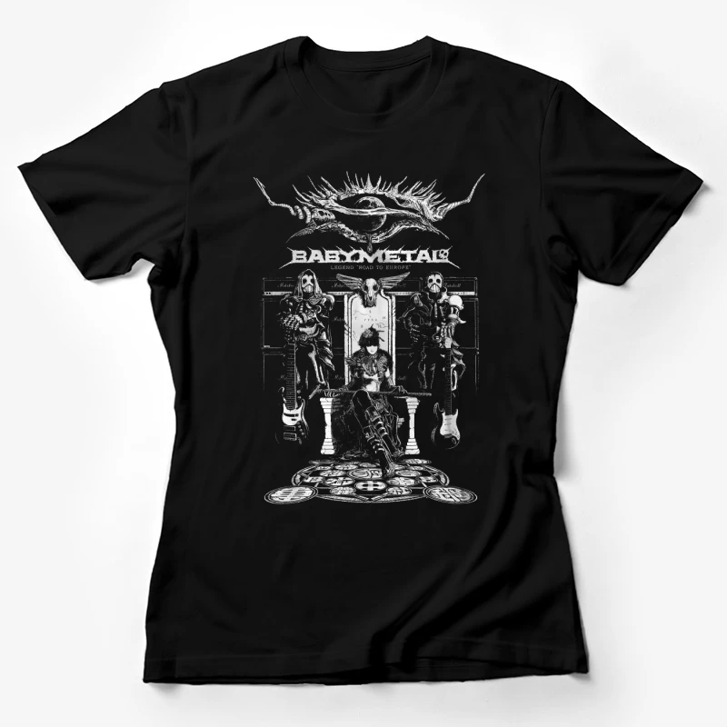 Babymetal Road to Europe Female T-Shirt