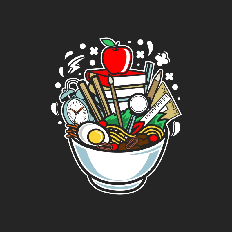 Mélange d'éducation et de cuisine Femme Sweat-shirt à enfiler
