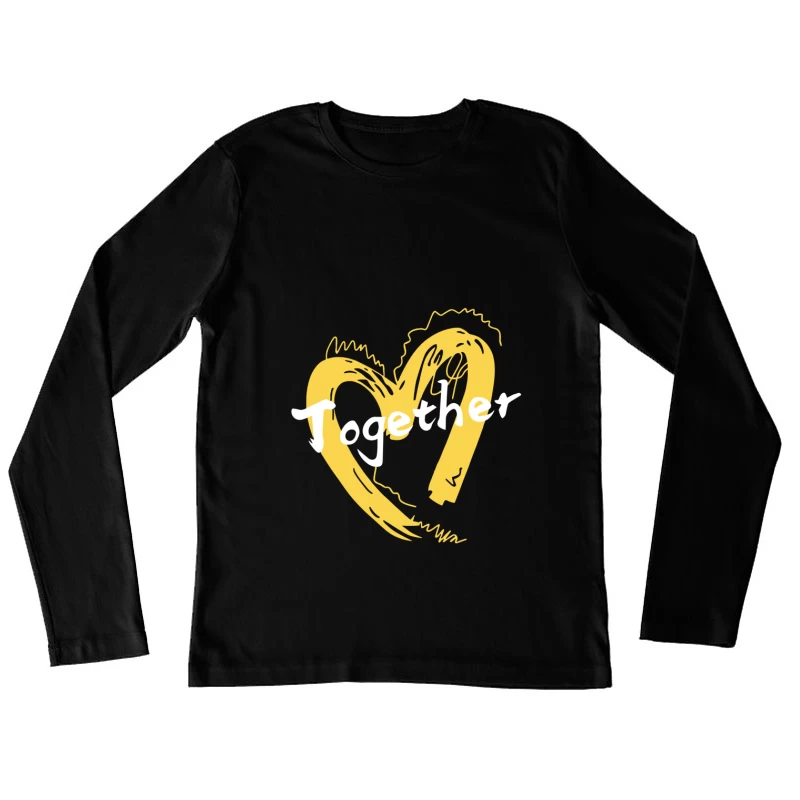 Gemeinschaft und Zusammenhalt Damen Langarm T-Shirt