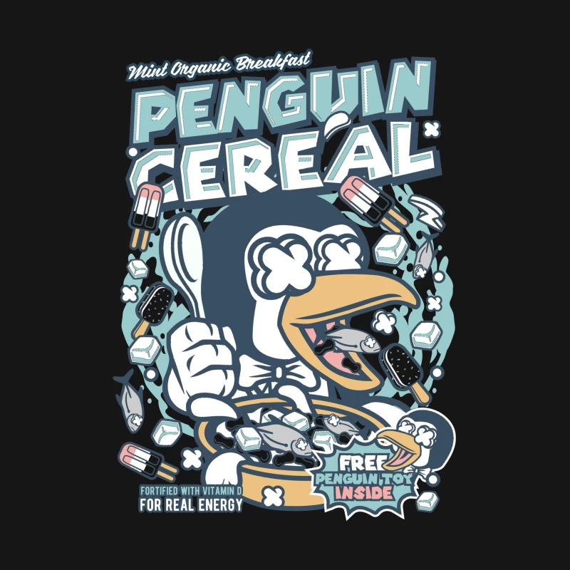 Céréale Pengouin Organique - Petit Déjeuner Amusant Femme T-Shirt