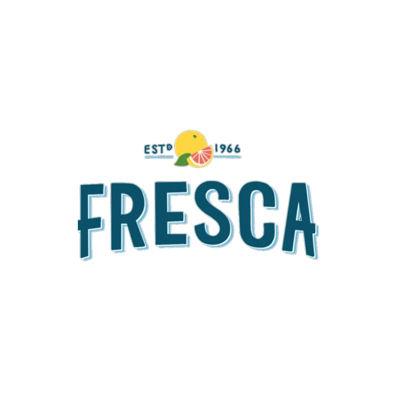 Vintage Fresca Soda Logo Design from 1966 Desk Mat