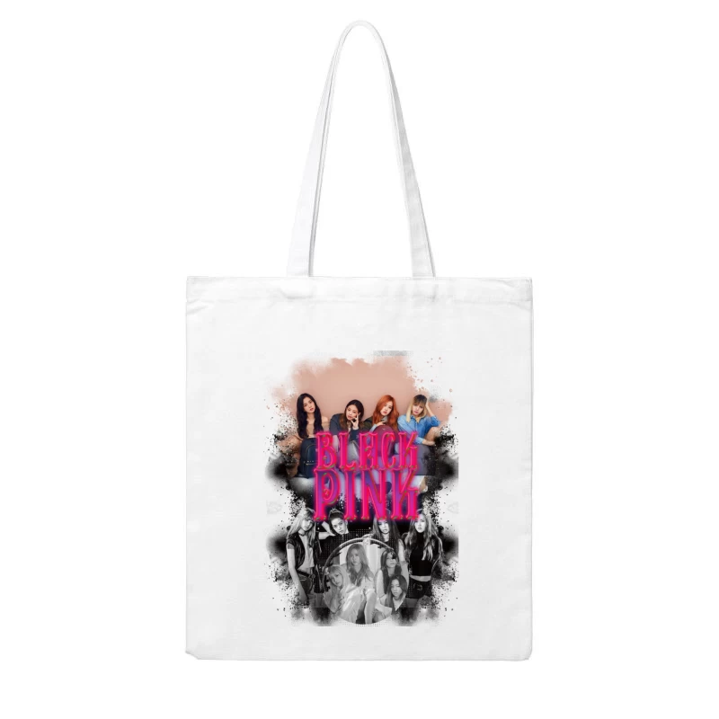 Blackpink: A Popular K-pop Girl Group Cotton Tote Bag
