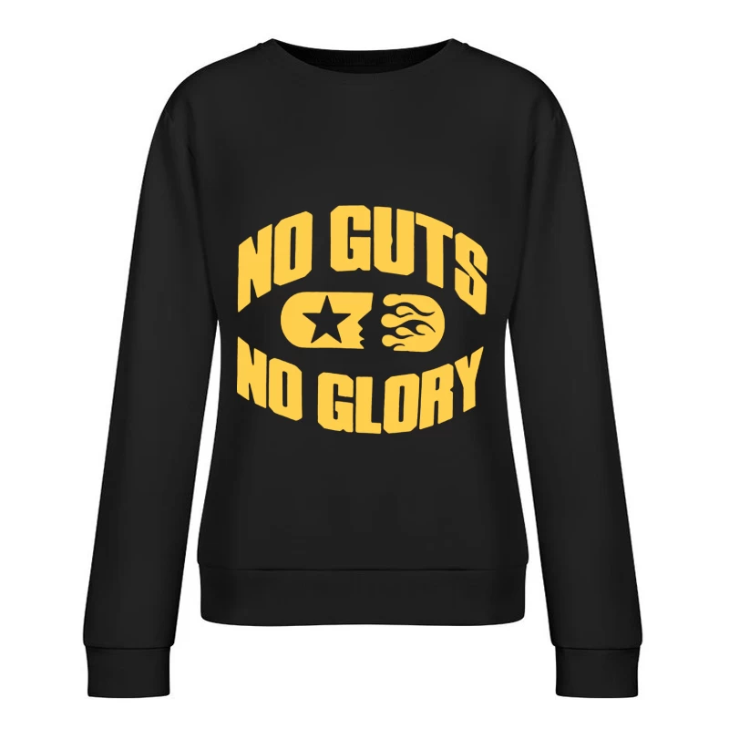 Selbstbewusstsein und Mut Design Damen Pullover Sweatshirt