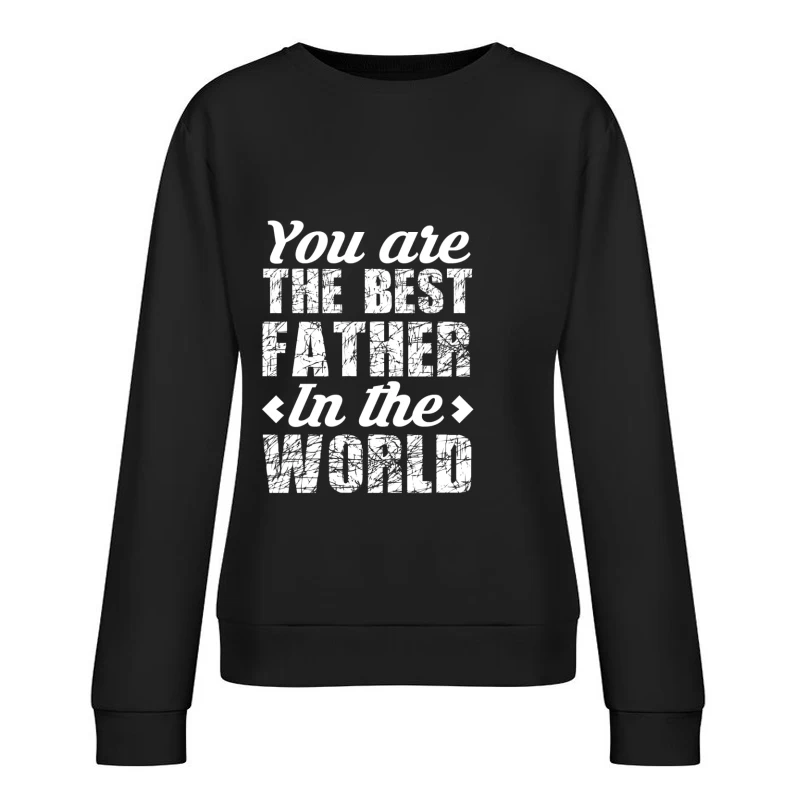 Le Meilleur Père du Monde Femme Sweat-shirt à enfiler