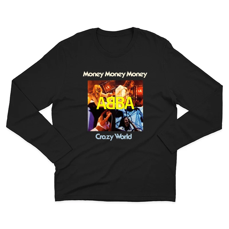 Abba Crazy World Male Long Sleeve T-Shirt