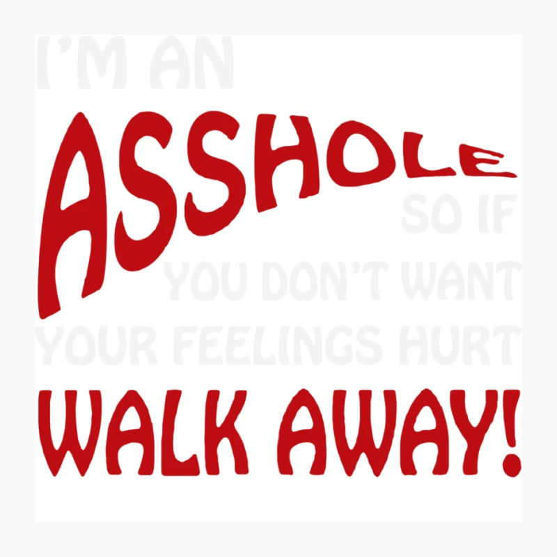 I_m An Ass Hole @sshole Funny Pin