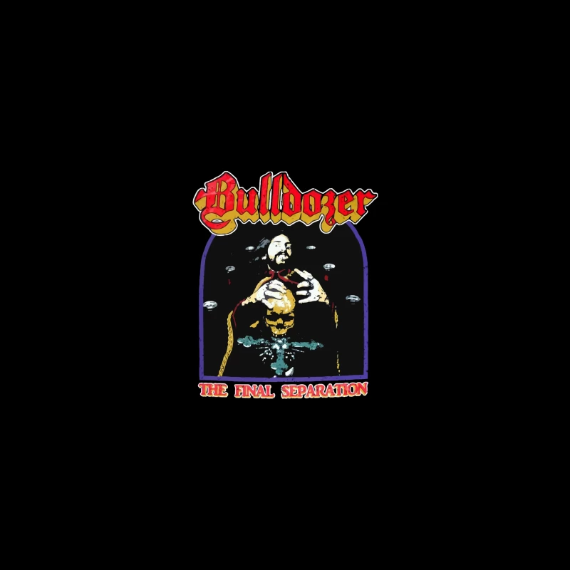 Bulldozer - The Final Separation Metal Album Cover Art Desk Mat