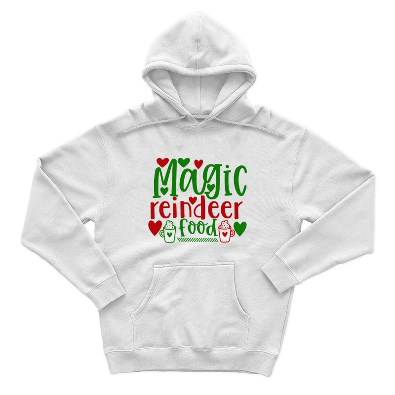 Conception de nourriture magique pour rennes Homme Sweat à capuche