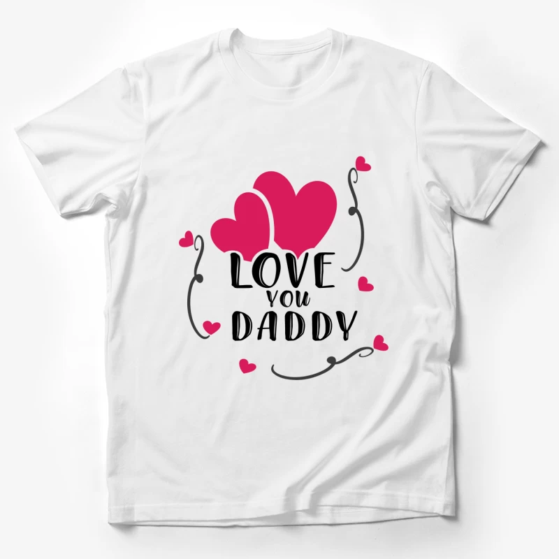 Coeurs entrelacés avec ornements Homme T-Shirt