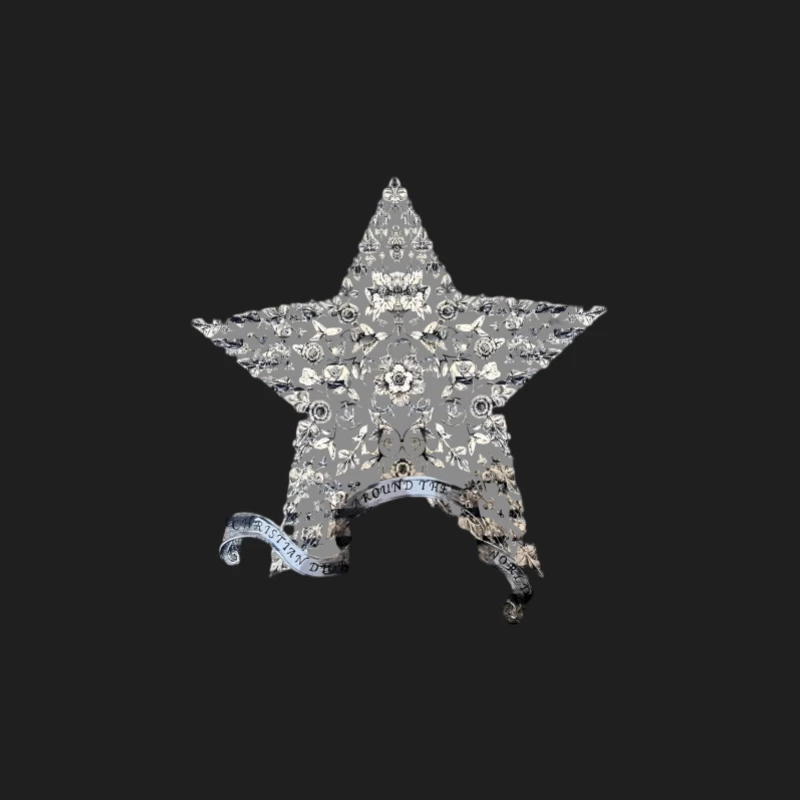 Motif d'étoile florale avec rouleau Homme Débardeur