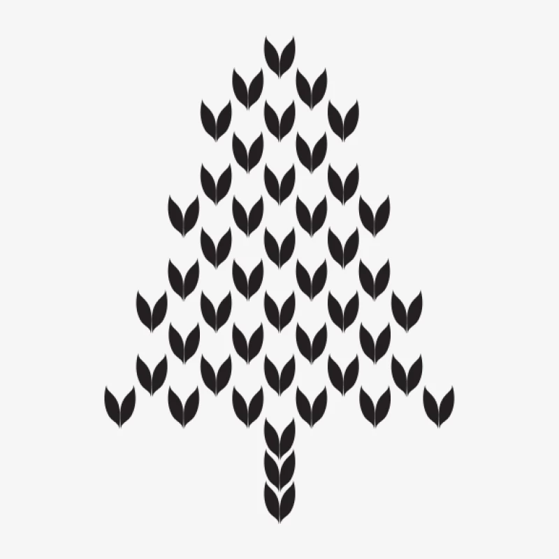 Arbre de chevrons en noir Homme Sweat-shirt à enfiler