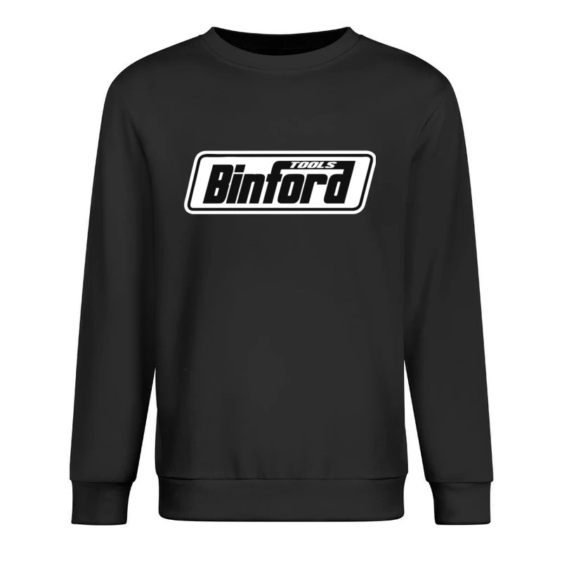 Binford Tools Black and White Company Logo Male Pullover Sweatshirt