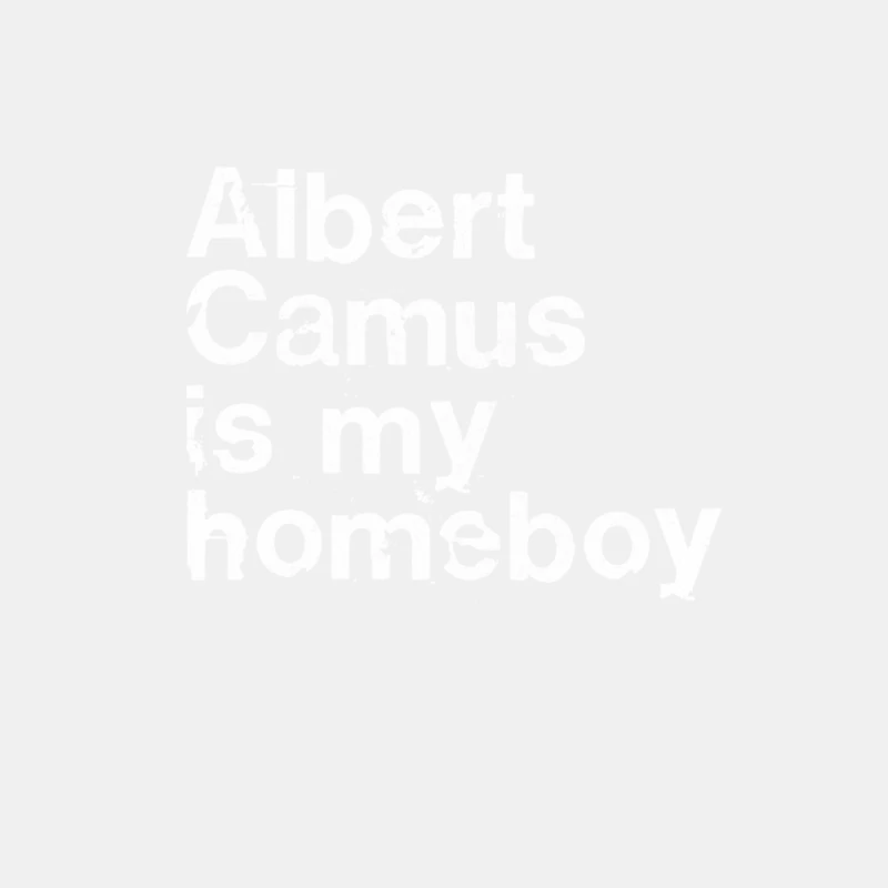 Albert Camus Is My Homeboy  Philosophy Geek Gift Male Tank Top