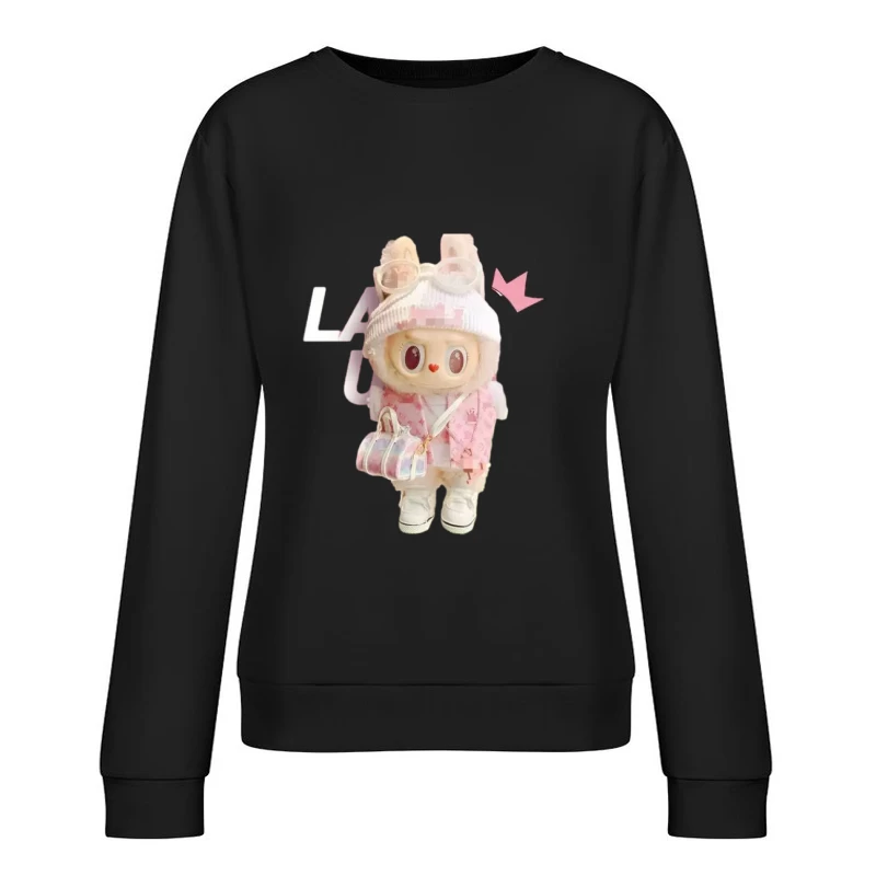 Kuscheliges Häschen in cooler Kleidung Damen Pullover Sweatshirt