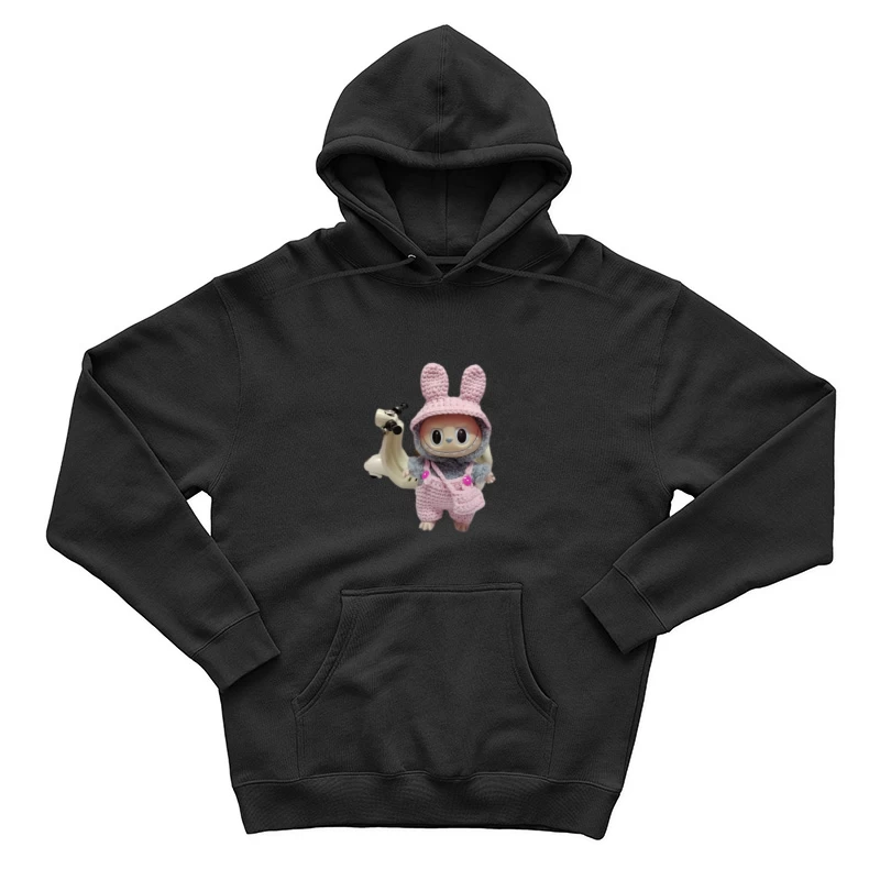 Kawaii Puppe mit Häkeltierkostüm Herren Pullover Hoodie