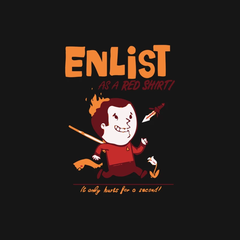 Humorous Star Trek Redshirt Recruitment Parody Female Long Sleeve T-Shirt