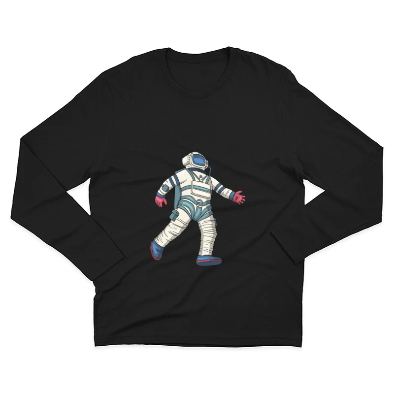 Astronaut im Raumanzug Herren Langarm T-Shirt
