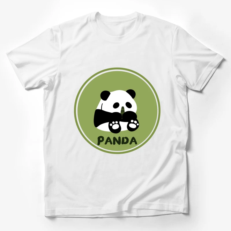 Niedlicher Panda-Design Herren T-Shirt