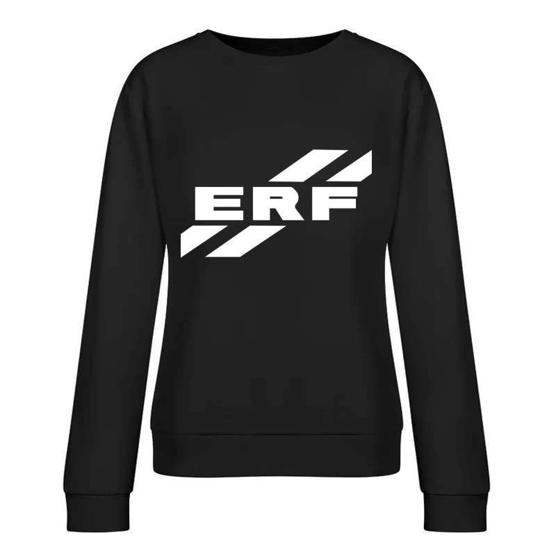 ERF Truck Logo Red Female Pullover Sweatshirt
