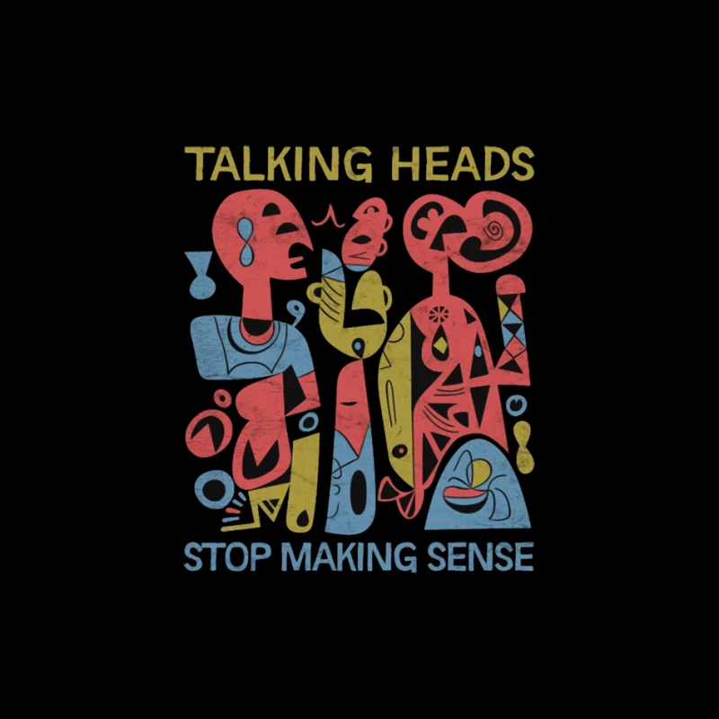 Talking Heads "Stop Making Sense" Abstract Album Art Pin