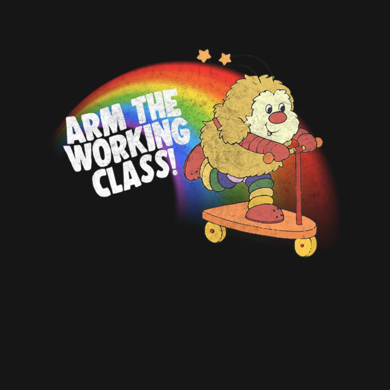Arm The Working Class  80s Cartoon Meme Design Mouse Pad