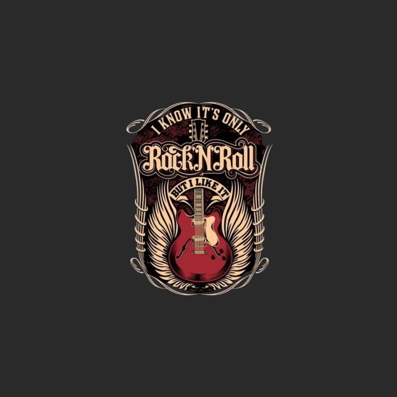 Rock and Roll Art Baseball Cap