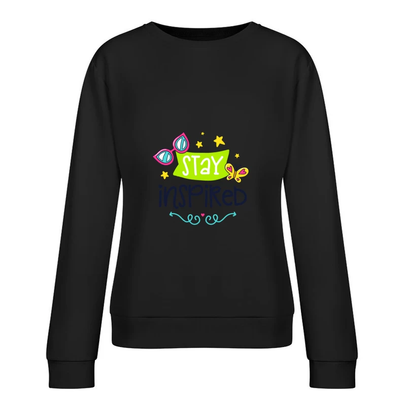 Restez inspiré avec éclat Femme Sweat-shirt à enfiler