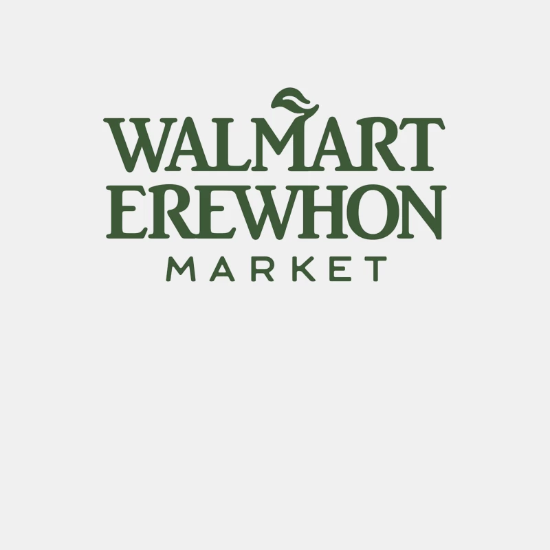 Walmart-Erewhon Market Logo Parody in Green Male Tank Top