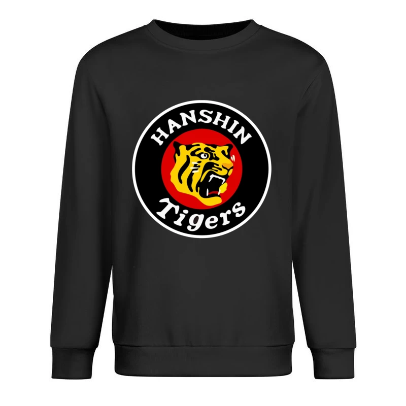 Hanshin Tigers Japanese Baseball Team Logo Male Pullover Sweatshirt