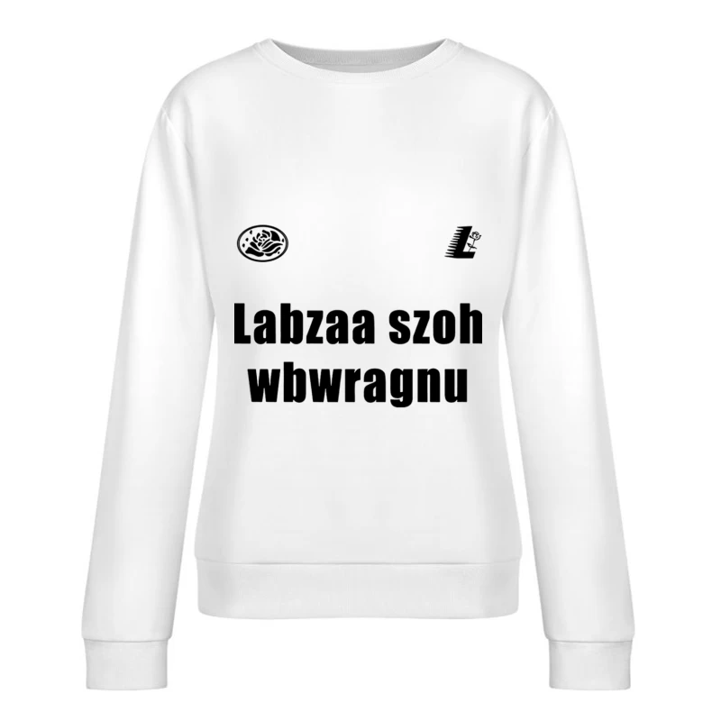 Labzaa Szoah Design mit Logos Damen Pullover Sweatshirt
