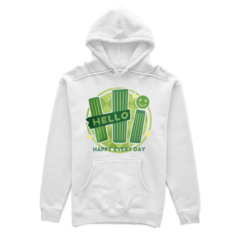 Fröhlicher Gruß jedes Tages Damen Pullover Hoodie