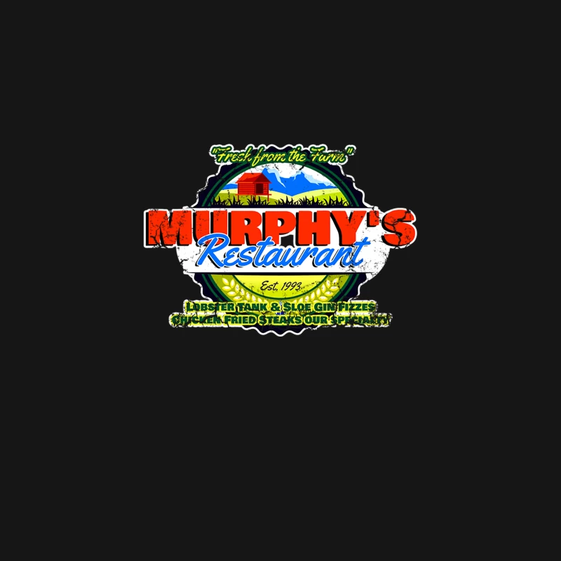 Murphy_s Restaurant, distressed Desk Mat